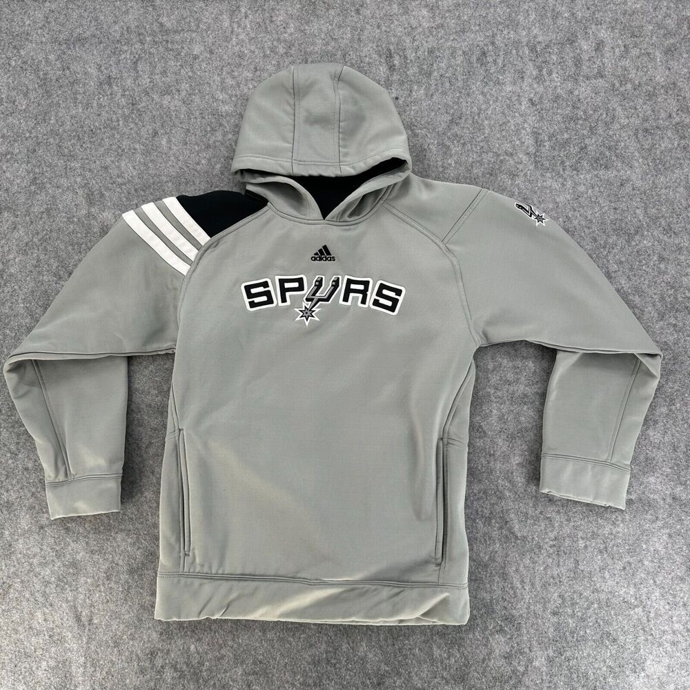 Adidas x NBA San Antonio Spurs Gray Hoodie size L